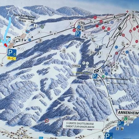 Appartement Vidmar-Wintertraum Arriach المظهر الخارجي الصورة